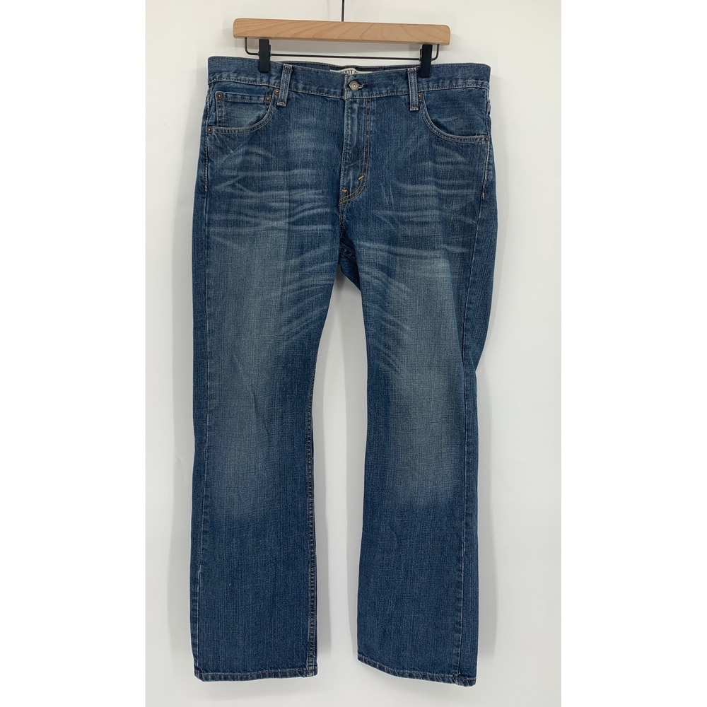Vintage Levis 527 Jeans Mens 36x32 Blue Bootcut Slim Fit Y2K Denim Pants